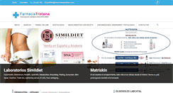 Desktop Screenshot of farmaciaenandorra.com